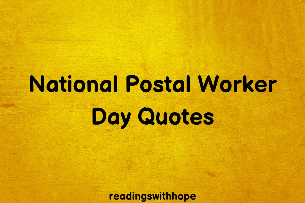 30 National Postal Worker Day Quotes And Messages