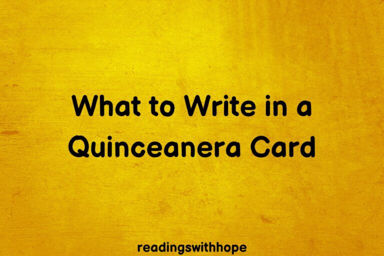 What to Write in a Quinceanera Card