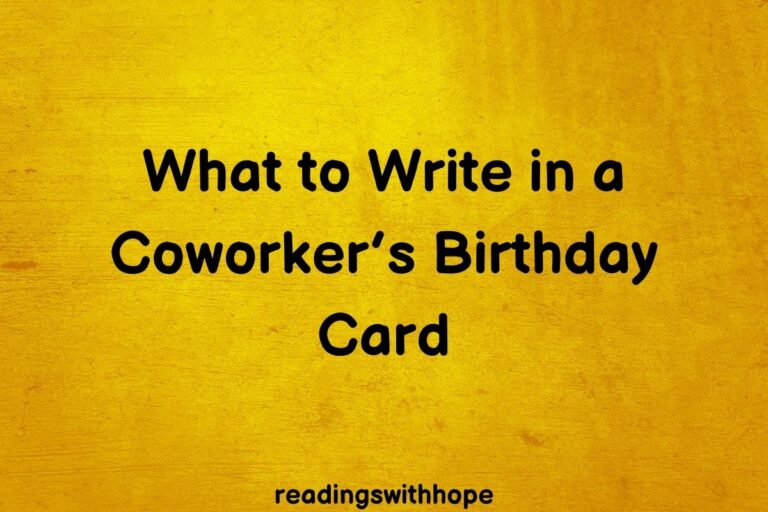 What to Write in a Coworker’s Birthday Card