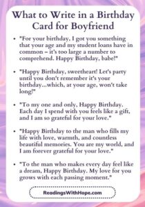 80 Birthday Messages for Your Boyfriend