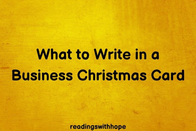 What to Write in a Business Christmas Card