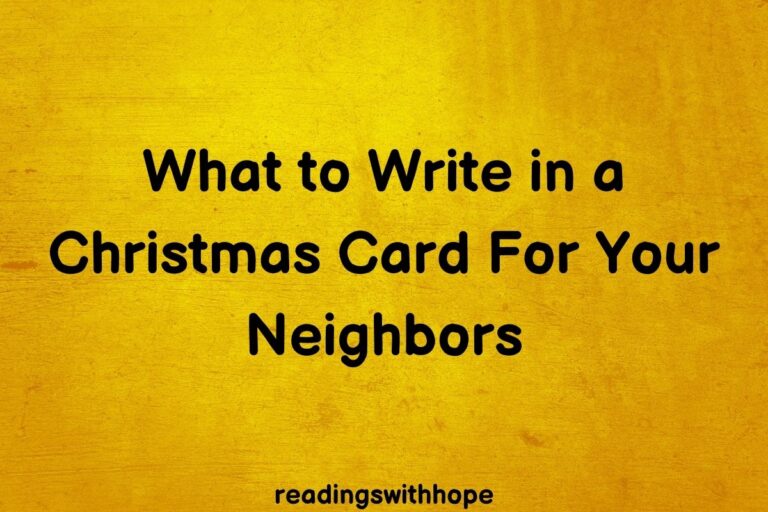 What to Write in a Christmas Card For Your Neighbors