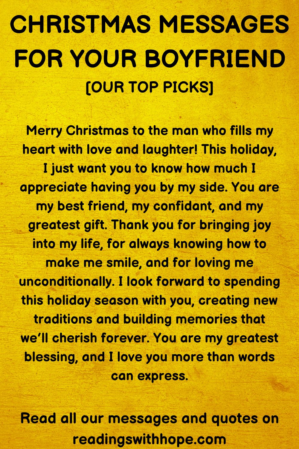 30 Christmas Messages For Your Boyfriend