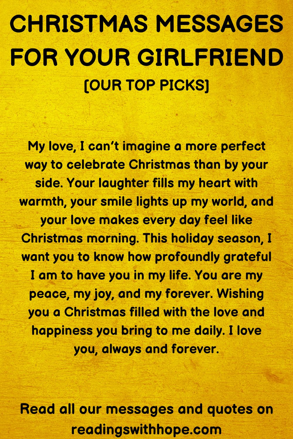 36 Christmas Messages For Your Girlfriend