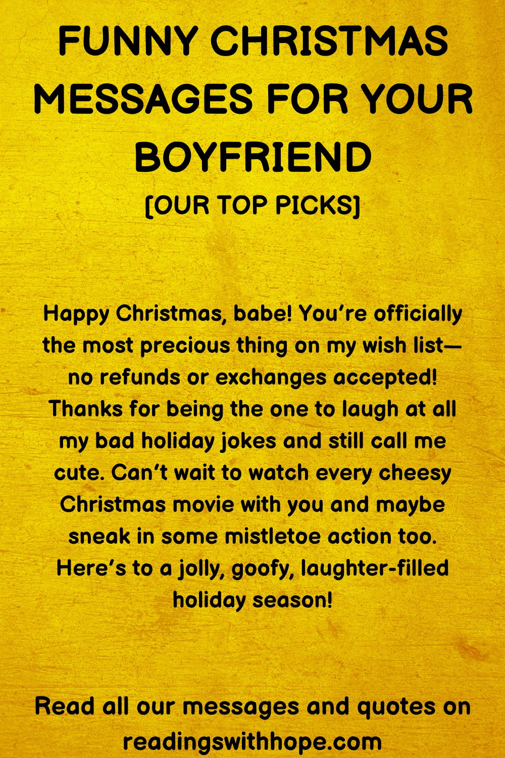 30 Christmas Messages For Your Boyfriend