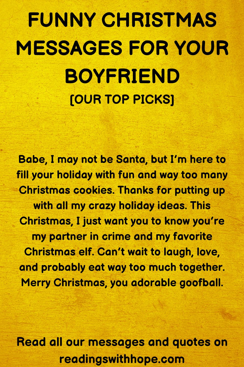 30 Christmas Messages For Your Boyfriend