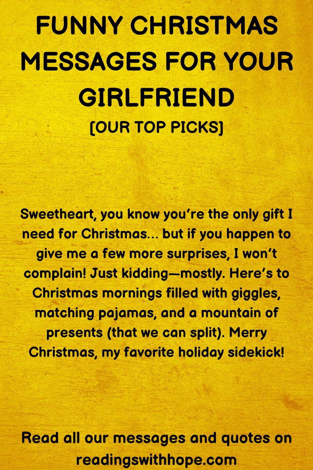 36 Christmas Messages For Your Girlfriend