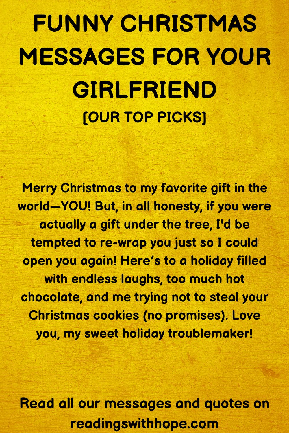 36 Christmas Messages For Your Girlfriend