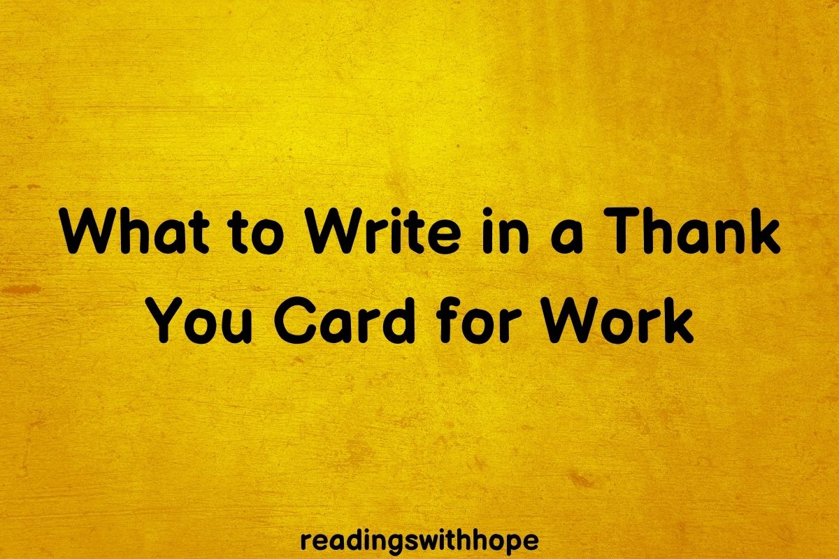 100 Thank You Messages for Work