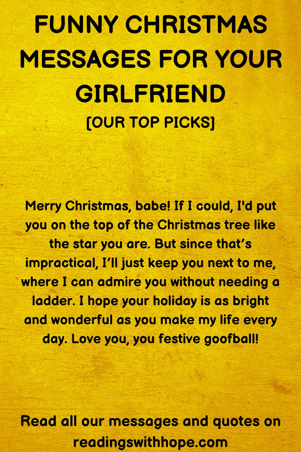 36 Christmas Messages For Your Girlfriend