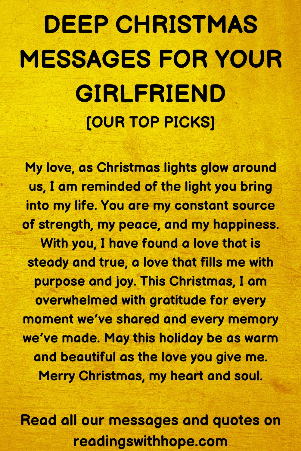 36 Christmas Messages For Your Girlfriend