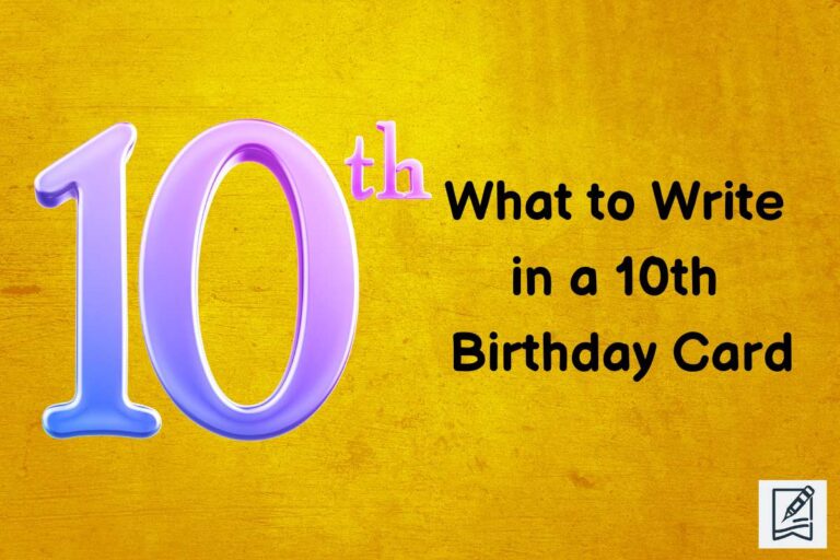 What to Write in a 10th Birthday Card | Best Messages