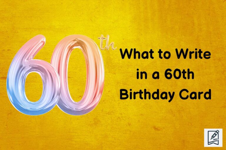 What to Write in a 60th Birthday Card
