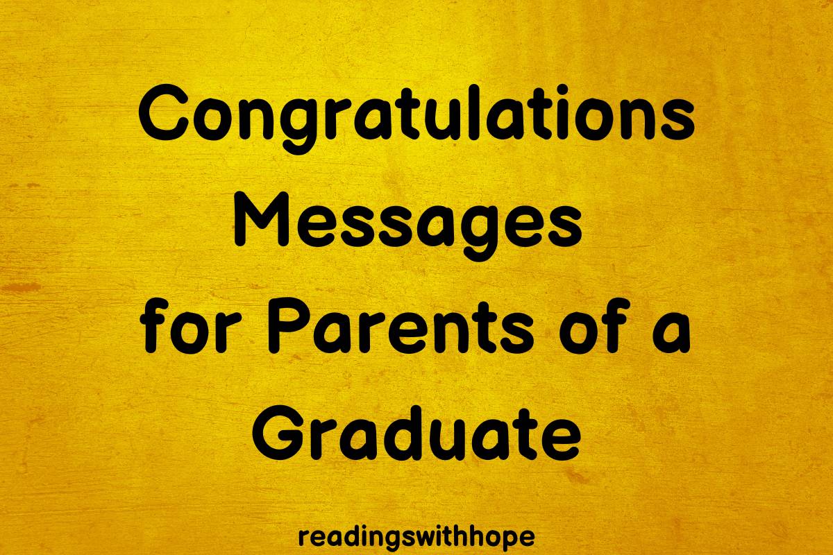 50 Congratulations Messages for Parents of a Graduate