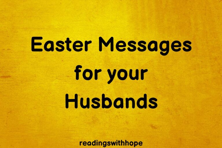 60 Best Easter Messages for Husbands