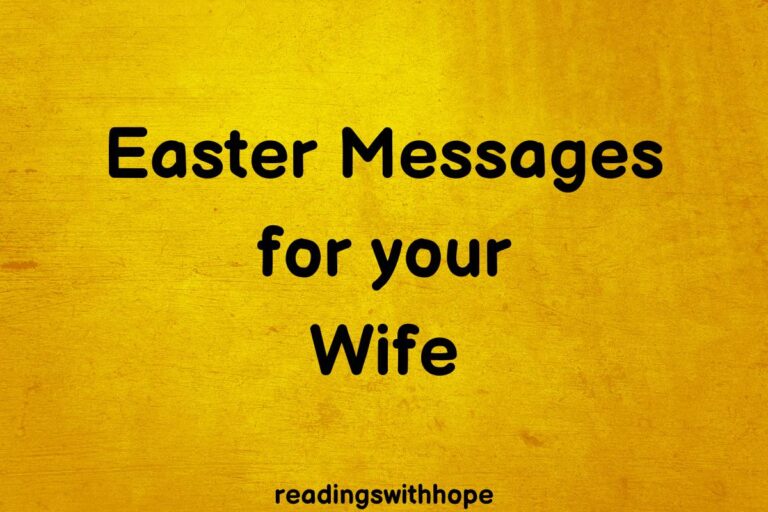 80 Best Easter Messages for Your Wife