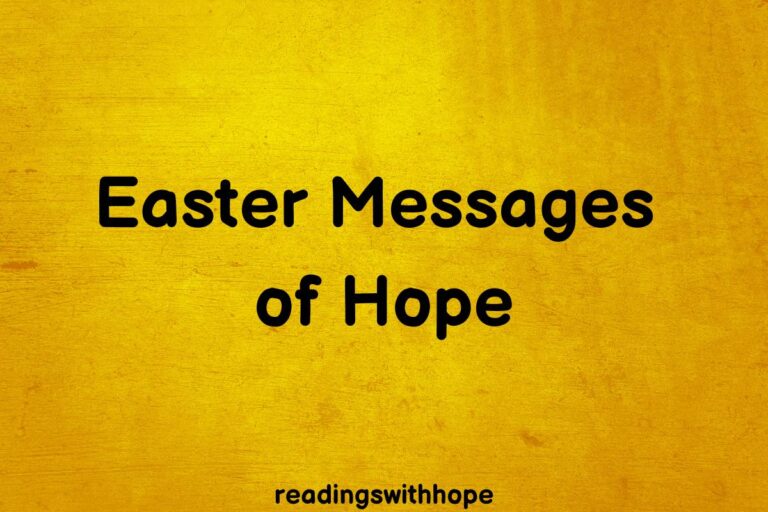 75 Easter Messages of Hope