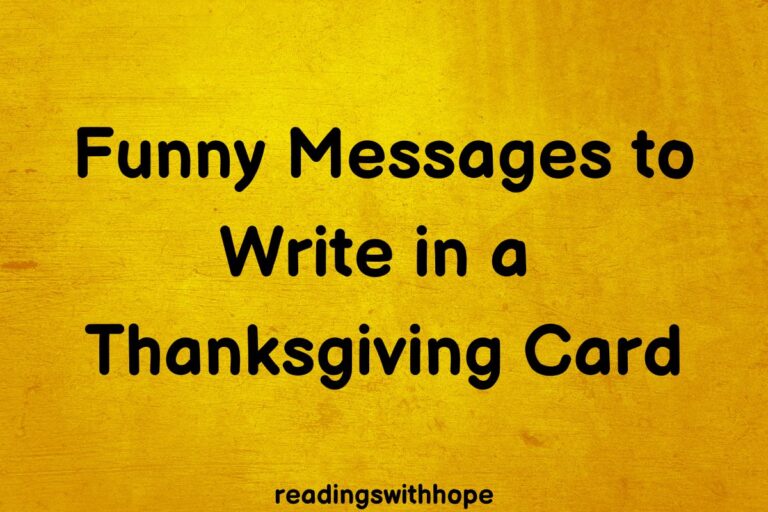 55 Funny Messages to Write in a Thanksgiving Card