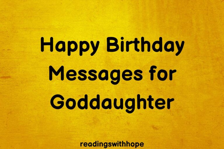 76 Happy Birthday Messages for Goddaughter