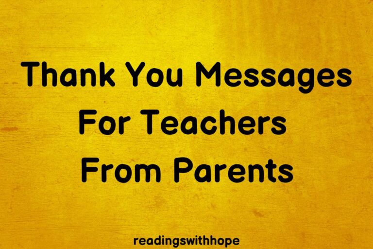 55 Thank You Messages For Teachers From Parents