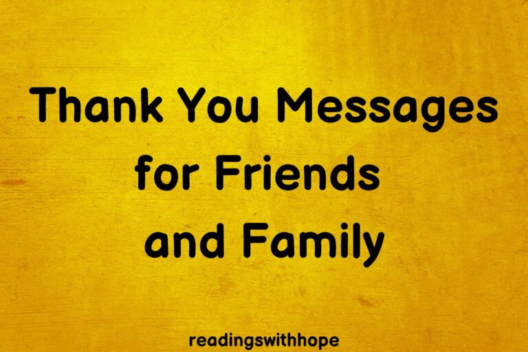 100 Thank You Messages for Friends and Family