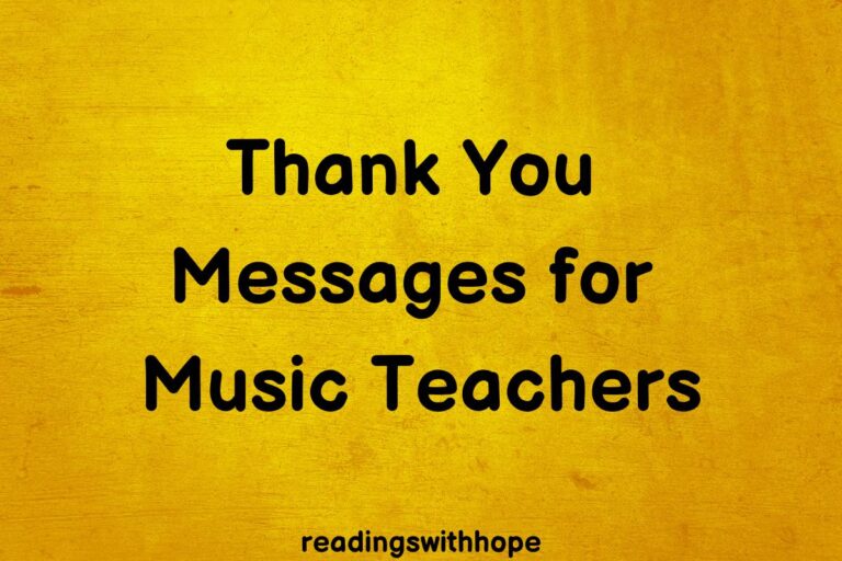 40 Thank You Messages for Music Teachers [+Notes]