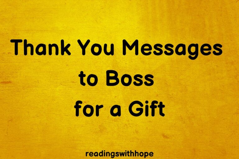 120 Thank You Messages to Boss For a Gift