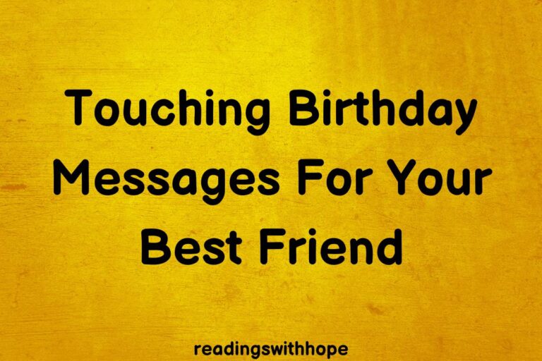 80 Touching Birthday Messages For Your Best Friend