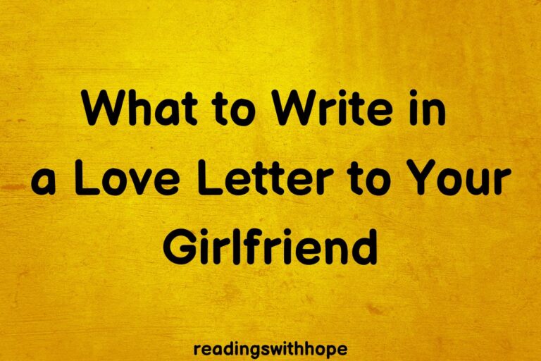 What to Write in a Love Letter to Your Girlfriend