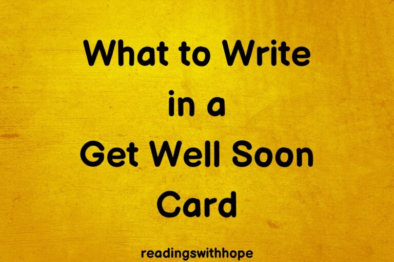 What to Write in a Get Well Soon Card | Messages and Ideas