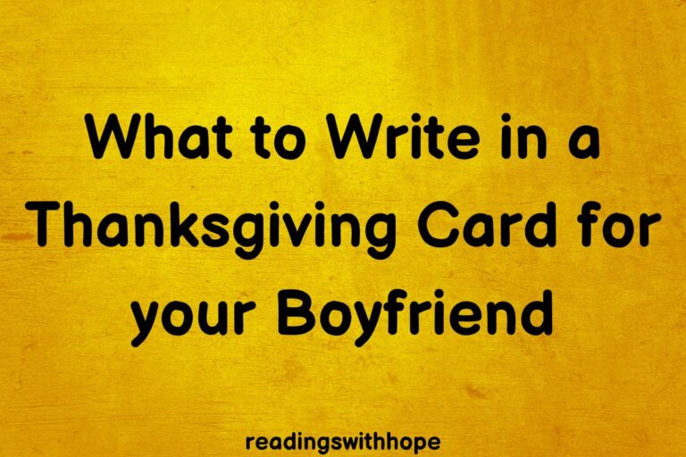 What to Write in a Thanksgiving Card for your Boyfriend