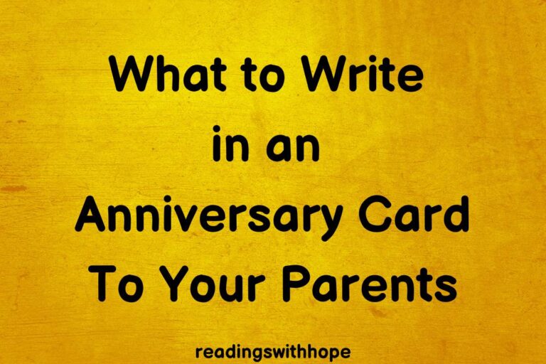 What to Write in an Anniversary Card to Parents