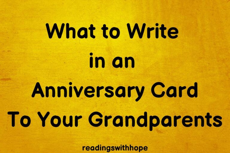 What to Write in an Anniversary Card to Your Grandparents