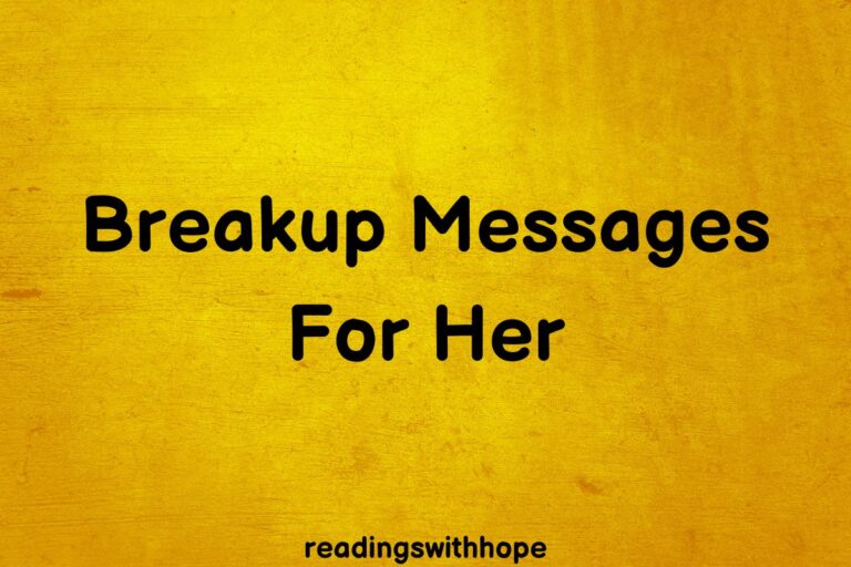 80 Breakup Messages For Her