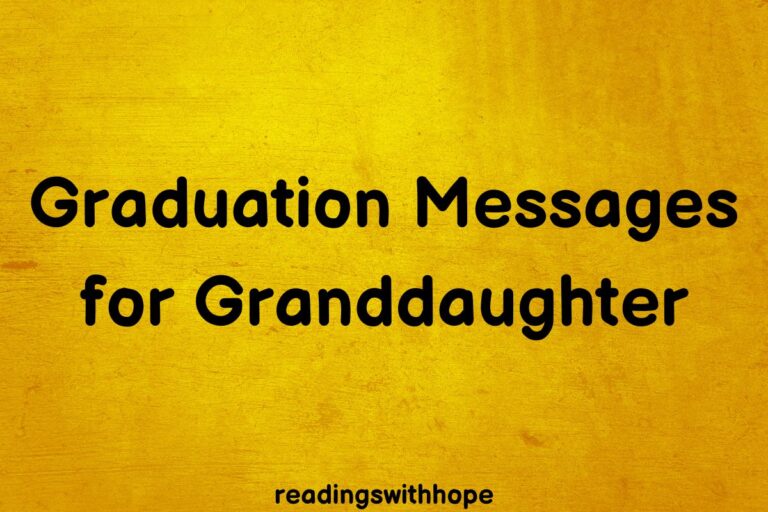 100 Graduation Messages for Granddaughter