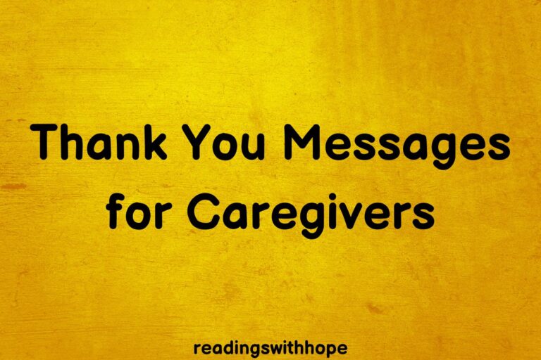 40 Thank You Messages for Caregivers