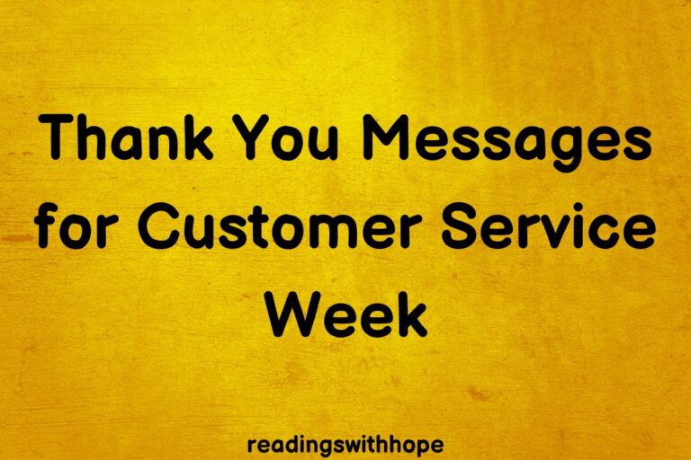 35 Thank You Messages for Customer Service Week