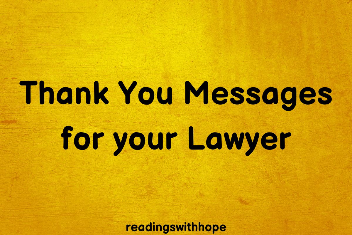 40 Best Thank You Messages To Lawyer   Thank You Messages To Lawyer 