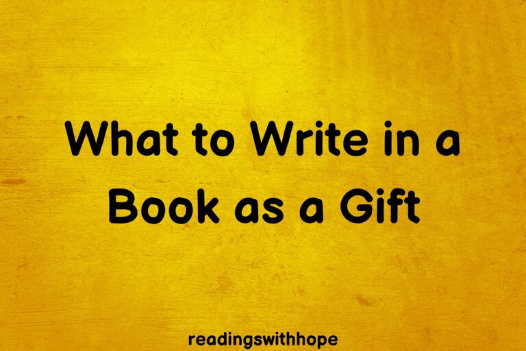 What to Write in a Book as a Gift