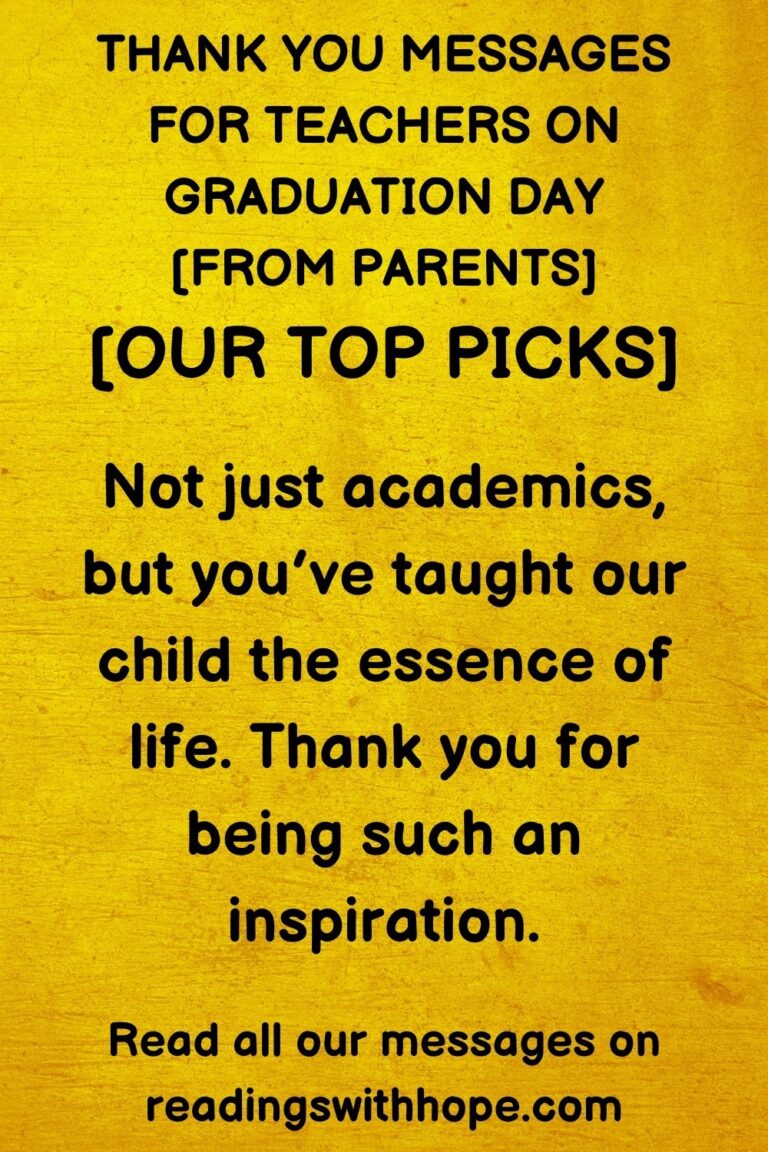 40 Thank You Messages For Teachers On Graduation Day