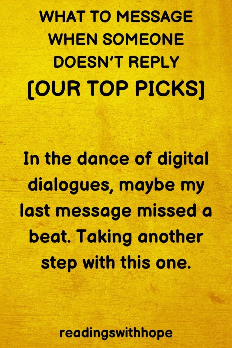 What to Message When Someone Doesn't Reply
