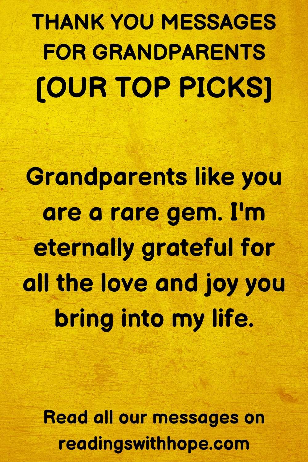 thank you messages for grandparents