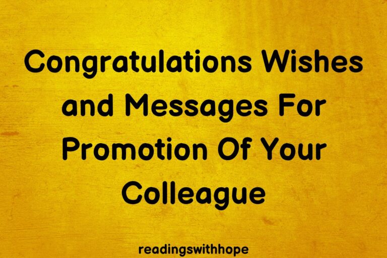 Congratulations Wishes and Messages For Promotion Of Your Colleague