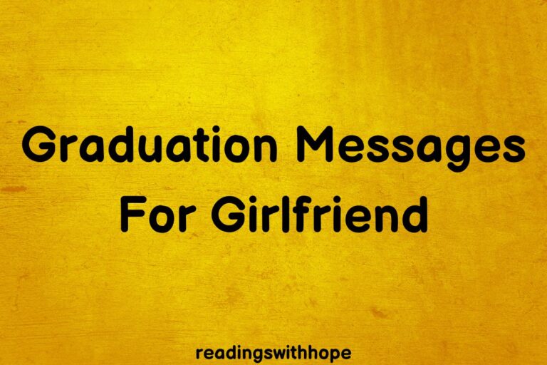 80 Graduation Messages For Girlfriend