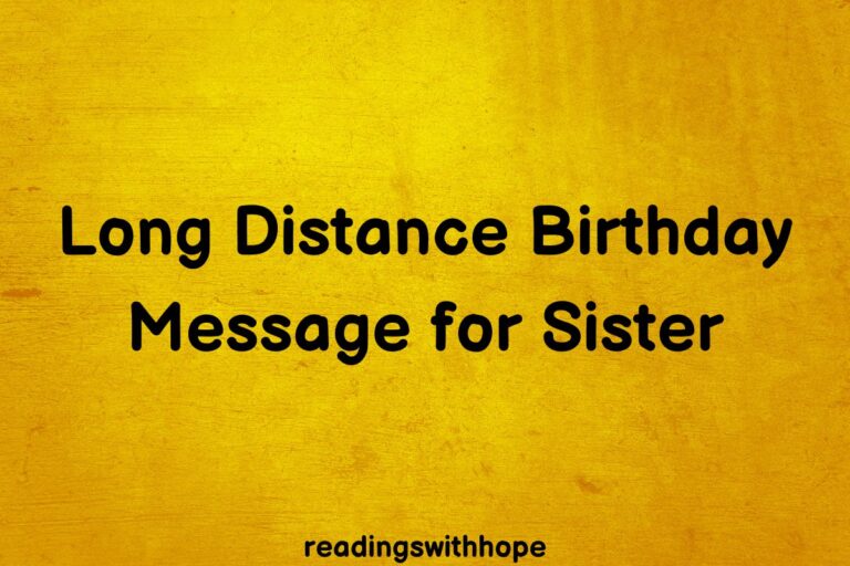 50 Long Distance Birthday Messages for Sister