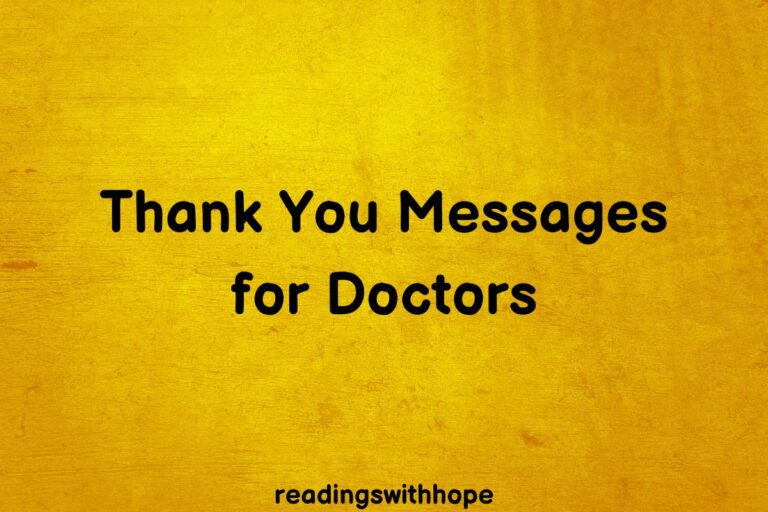 80 Thank You Messages for Doctors