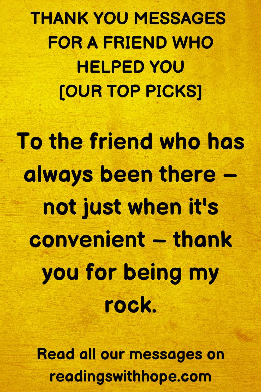 thank you message for a friend who helped you 1