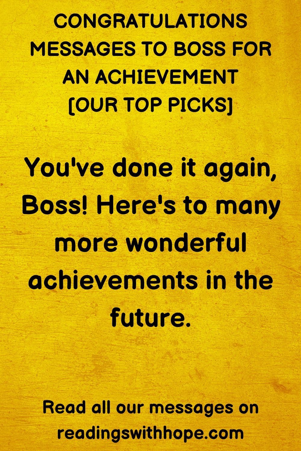 Congratulations Messages to Boss For Achievement 3