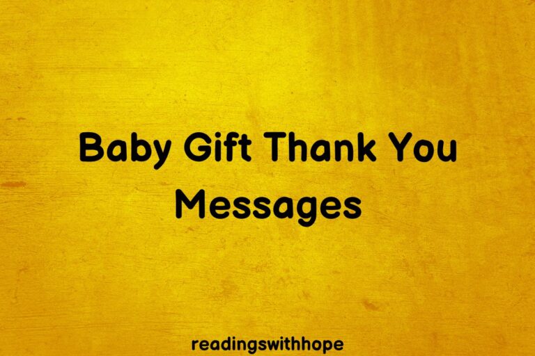 featured image with text - Baby Gift Thank You Messages