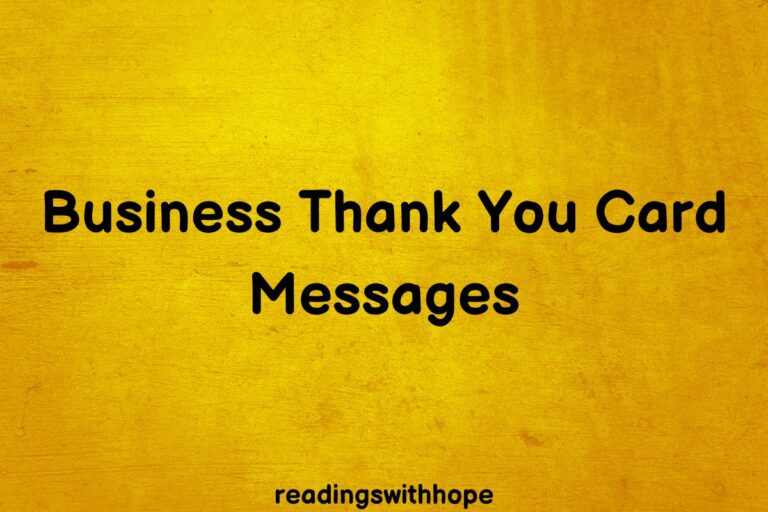 50 Business Thank You Card Messages